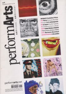 Couverture du magazine PERFORMARTS, N° 6, 2007